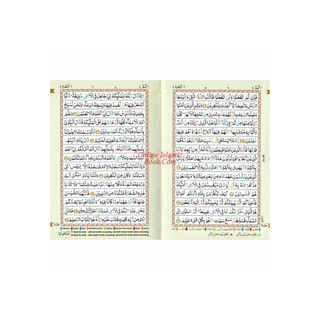 The Holy Quran Tajweed Rules with Colour Coded (Pocket Size) (Persian/Urdu script)