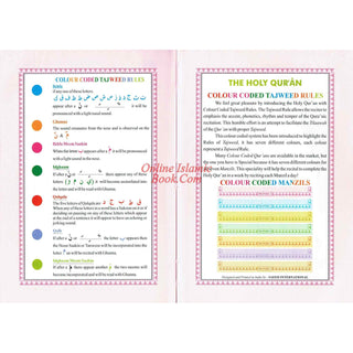 The Holy Quran with Colour Coded Tajweed Rules (Medium Size) (Persian/Urdu/Indian script),9789383226207,