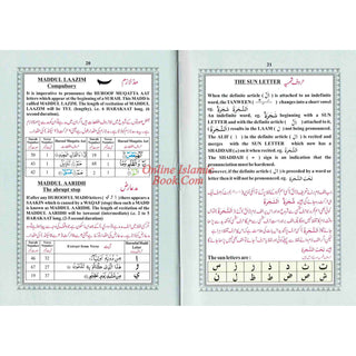 The Holy Quran with Colour Coded Tajweed Rules (Medium Size) (Persian/Urdu/Indian script),9789383226207,