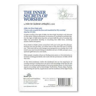 The Inner Secrets Of Worship By Imam Ibn Qudamah Al-Maqdisi,ISBN: 9781904336624