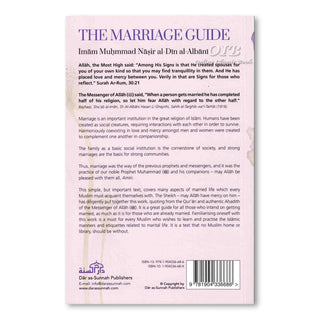 The Marriage Guide: According To The Sunnah Of The Prophet By Imam Nasir Al-Din Alabni,ISBN: 9781904336686