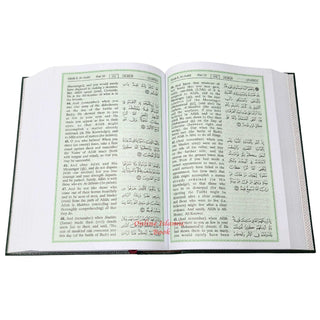 The Noble Quran Arabic and English (Large size) White Paper/Green Background
ISBN: 9781591440017
