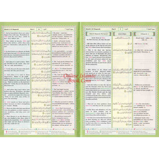 The Noble Quran: Transliteration in Roman Script with Arabic Text and English Rainbow Color
