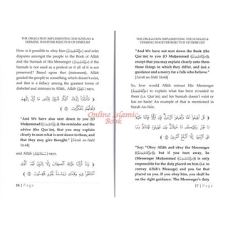 The Obligation Of Implementing The Sunnah & Deeming Whoever Rejects It Of Disbelief