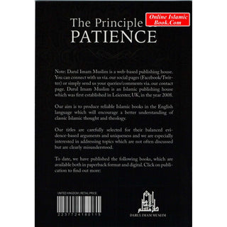 The Principle of Patience By Ibn Taimiyah