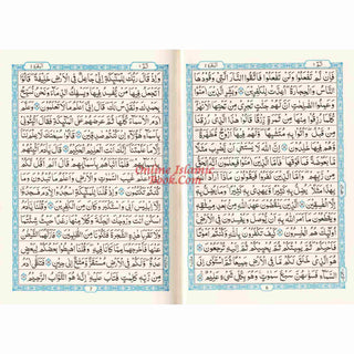 The Quran Arabic Only,15 Lines Pakistani / Indian/ Persian Script Medium Cream Paper , Size Ref 208