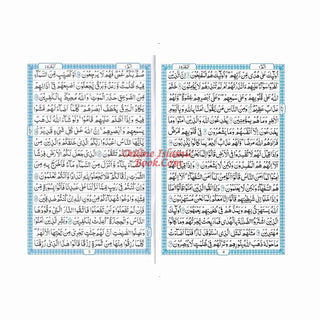 The Quran Arabic Only,16 Lines Pakistani / Indian/ Persian Script For Huffaz