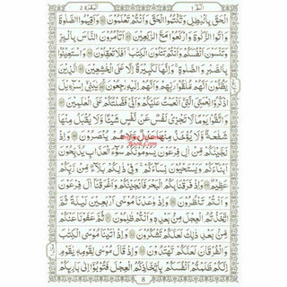 The Quran Arabic Only , 16 Lines Pakistani / Indian/ Persian Script (Size XL, 13.5 x 10 x 1 inch) (Ref 11)