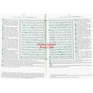 The Quran Arabic Text With English Meanings (Saheeh International) Large Size