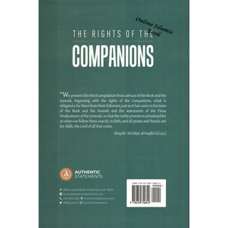 The Rights Of The Companions By Shaykh Ali' Nasir al-Faqihi