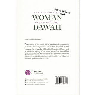 The Ruling on A Woman Going Out For Dawah