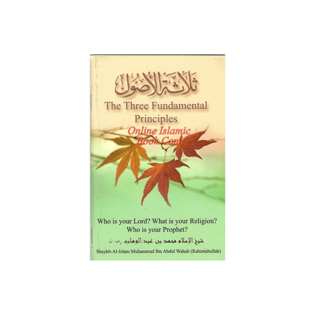 The Three Fundamental Principles Pocket Size By Abdul Wahhab – Online ...