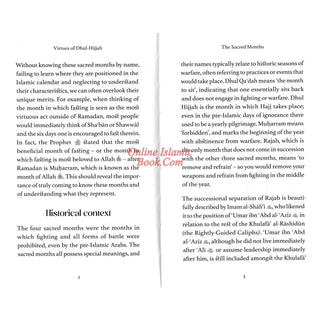 The Virtues of Dhul Hijjah by Omar Suleiman ISBN: 9781847742254