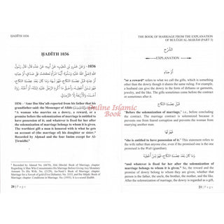 The Book Of Marriage From The Explanation Of Bulugh Al-Maraam Part 3,9798887967691