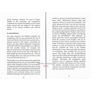 The Companions Understanding of Sunnah by Serkan Basaran