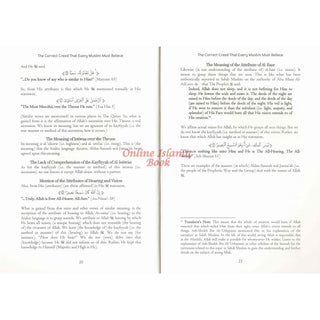 The Correct Creed That Every Muslim Must Believe By Abdus Salaam Bin Burjis