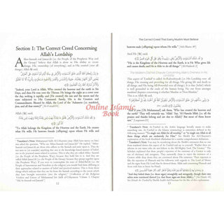 The Correct Creed That Every Muslim Must Believe By Abdus Salaam Bin Burjis