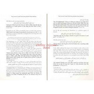 The Correct Creed That Every Muslim Must Believe By Abdus Salaam Bin Burjis