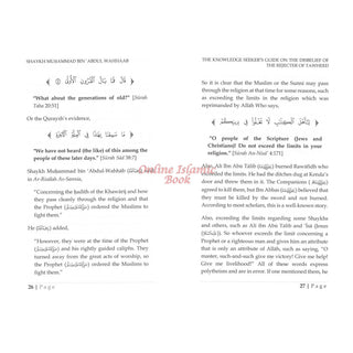 The Knowledge Seeker’s Guide On The Disbelief Of The Rejecter Of Tawhid 9781640088641