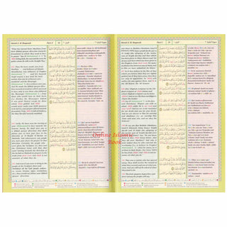 The Noble Quran: Color Coded Transliteration in Roman Script with Arabic Text and English Rainbow Color