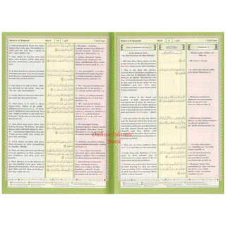 The Noble Quran: Color Coded Transliteration in Roman Script with Arabic Text and English Rainbow Color