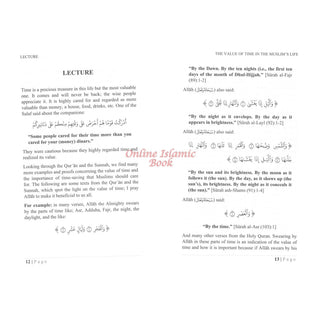 The value of time in the Muslim’s life