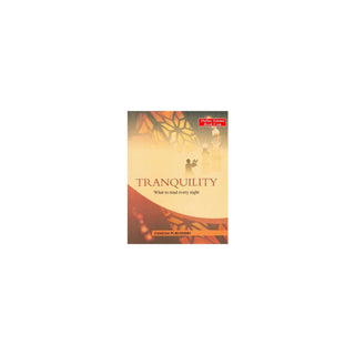 Tranquility What to read every night pocket size book by Maulana Ebrahim Muhammad with spiritual surahs and du'as for peace and calm