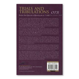 Trials and Tribulations By Imam Ibn Qayyim al-jawziyyah,ISBN: 9781904336112