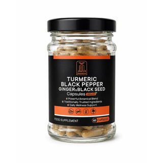 Turmeric Black Pepper Ginger & Black Seed Capsules