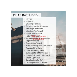 Umrah Dua Cards Step by Step Guide Umrah Duas