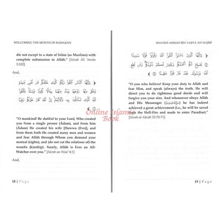 Welcoming The Month Of Ramadan The Virtues Of Fasting