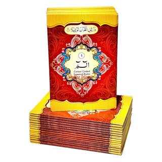 Para Set of the Holy Quran Color coded Tajweed Rules 30 Parts set -9 Lines