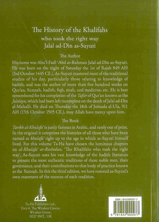 The History of the Khalifas Who Took the Right Way By Jalal ad-Din as-Suyuti,9781842000977,