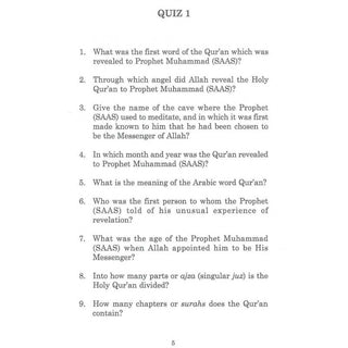 Islamic Quiz (Book 1) By Dr. Jamal-Un-Nisa Siddiqui,9781842001059,